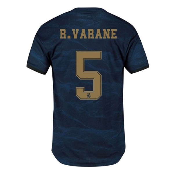 Camiseta Real Madrid NO.5 Varane 2ª Kit 2019 2020 Azul